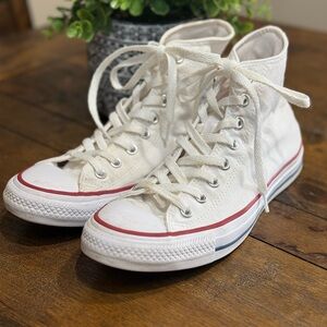 Converse Chuck Taylor All-Star Canvas White High-Top Sneakers